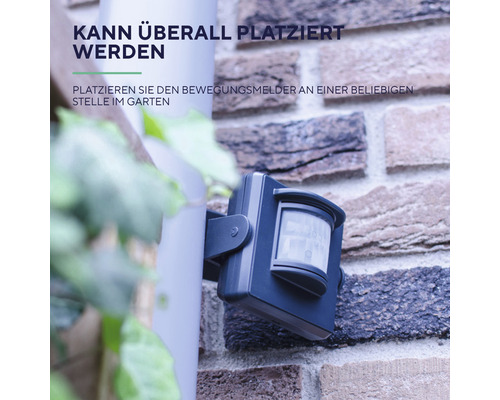 Trust Smart APIR-2150 Draadloze Bewegingsmelder IP64 Zwart Batterijgevoed