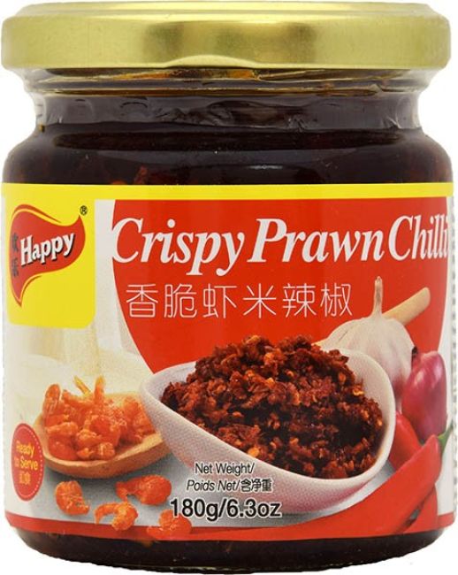 Happy Krokante Garnalen Chili Pasta 180g