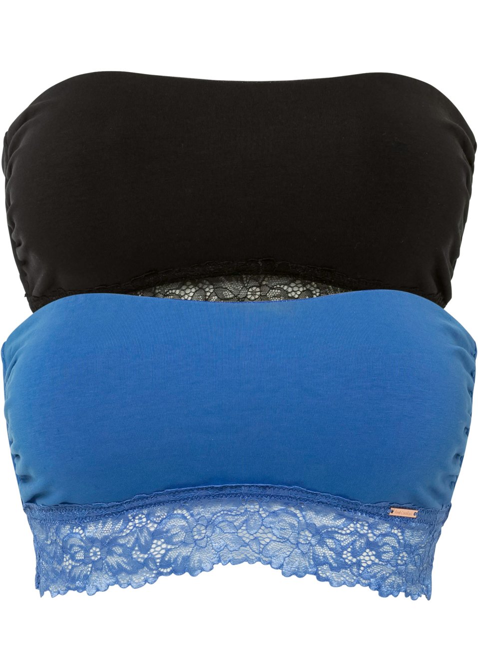 Lot de 2 soutiens-gorge bandeau Feel Comfort avec coton