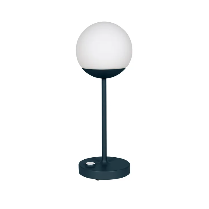 Fermob - Mooon! Akku LED-Leuchte, H 41 cm, acapulcoblau