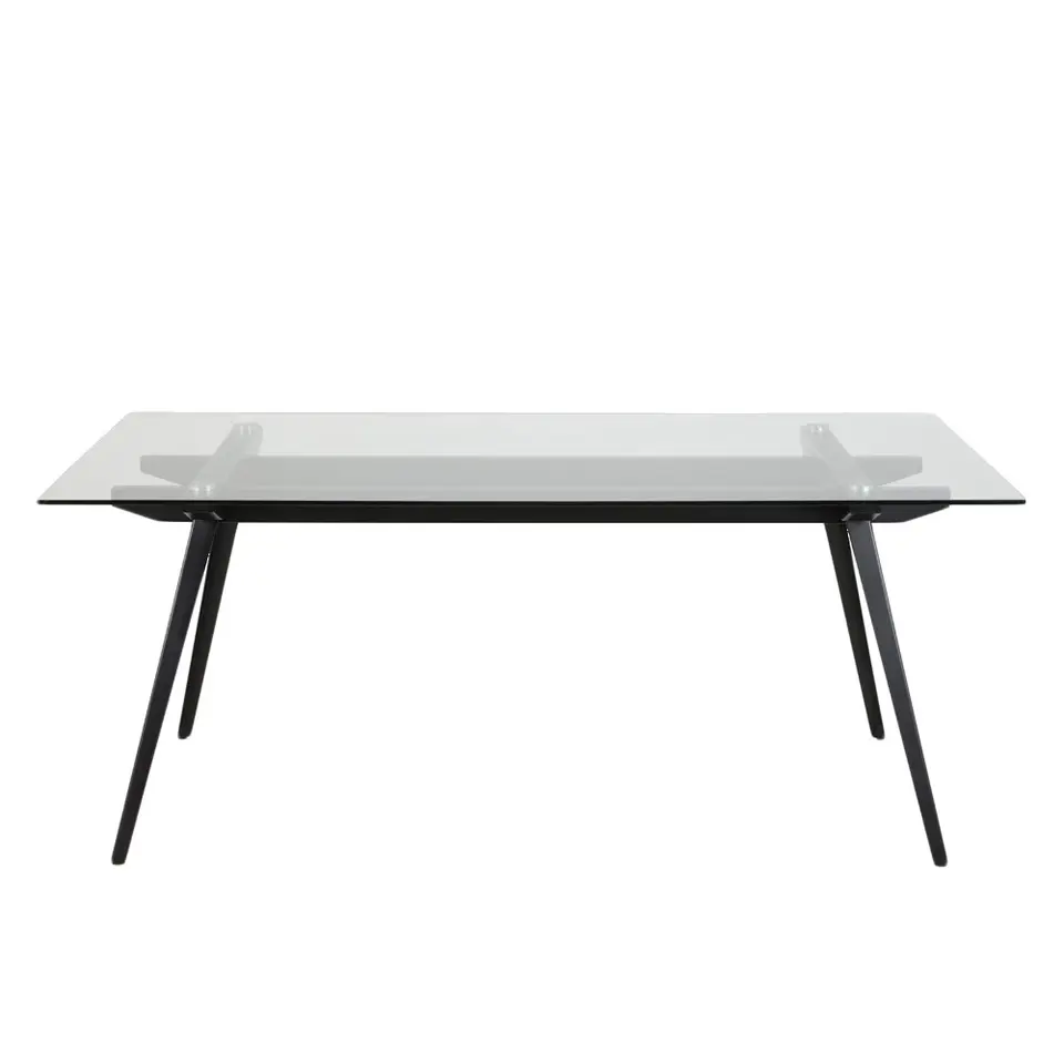 Eetkamertafel Billum - transparant - 90x180x75 cm