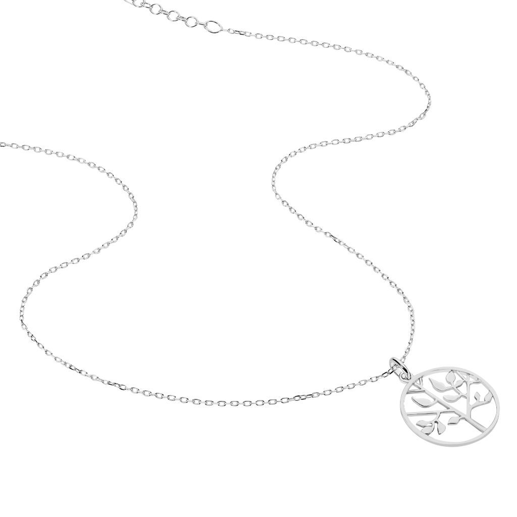 Collier Mely Argent Blanc