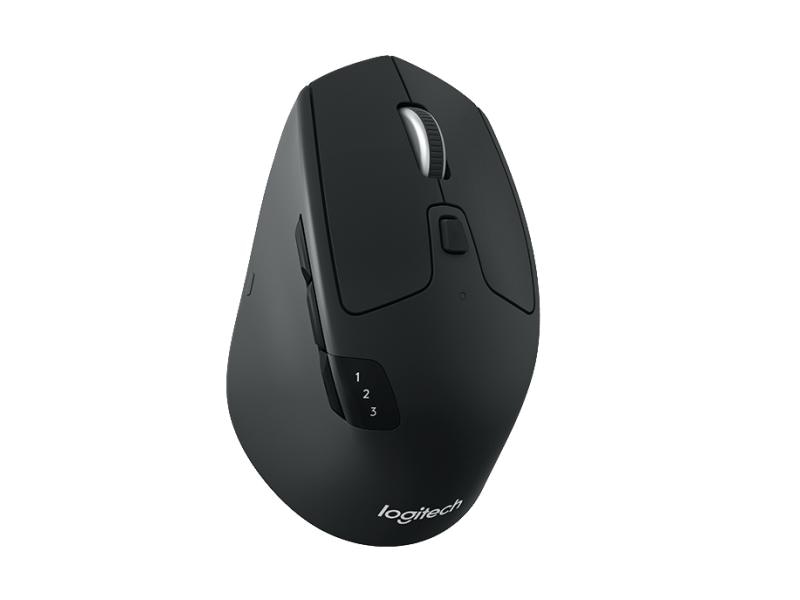 Logitech Maus M720 Triathlon Ausdauernde Wireless-Maus mit «Easy-Switch»-Technologie