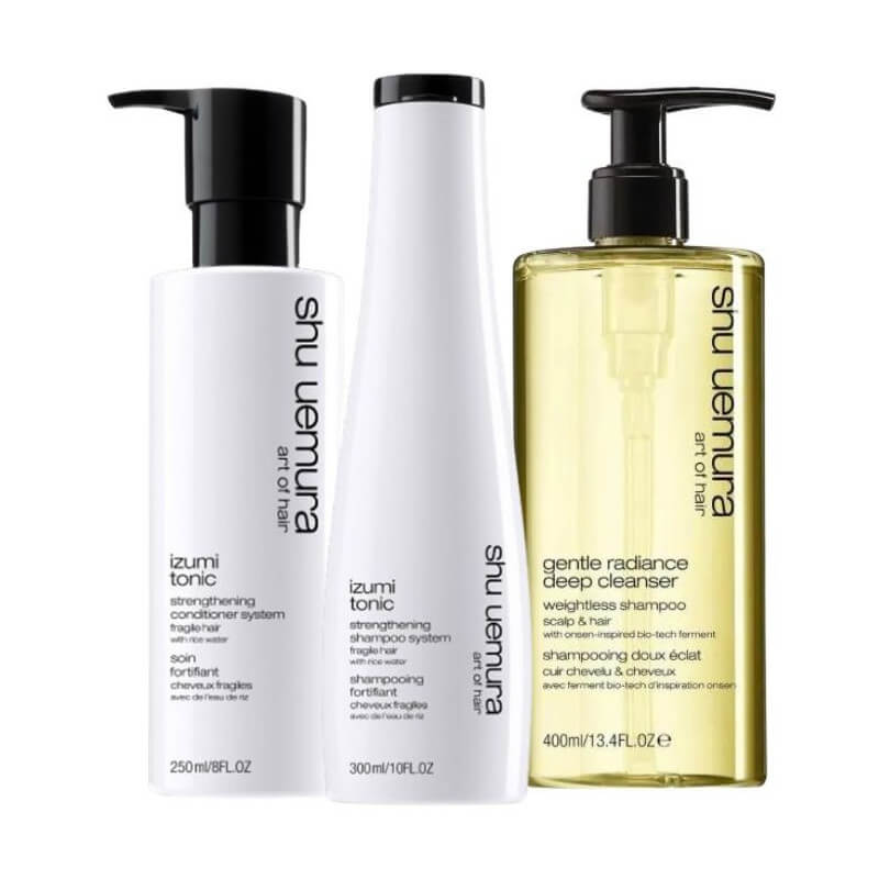 Rituel shampooings & soin izumi tonic shu uemura