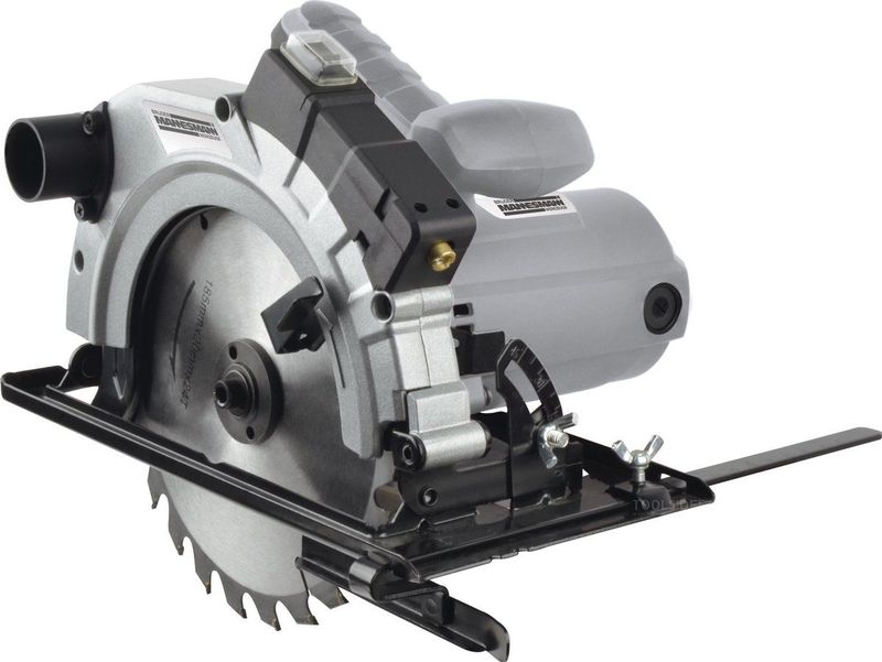 Brüder Mannesmann Handcirkelzaag - 1200W - Met Lasergeleiding