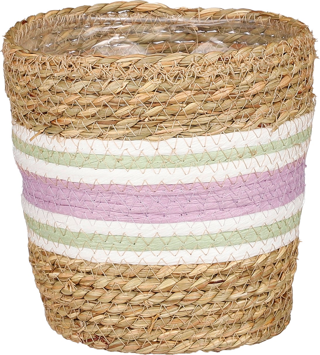 Mica Decorations plantenmand Rachel paars D 16 H 16 cm
