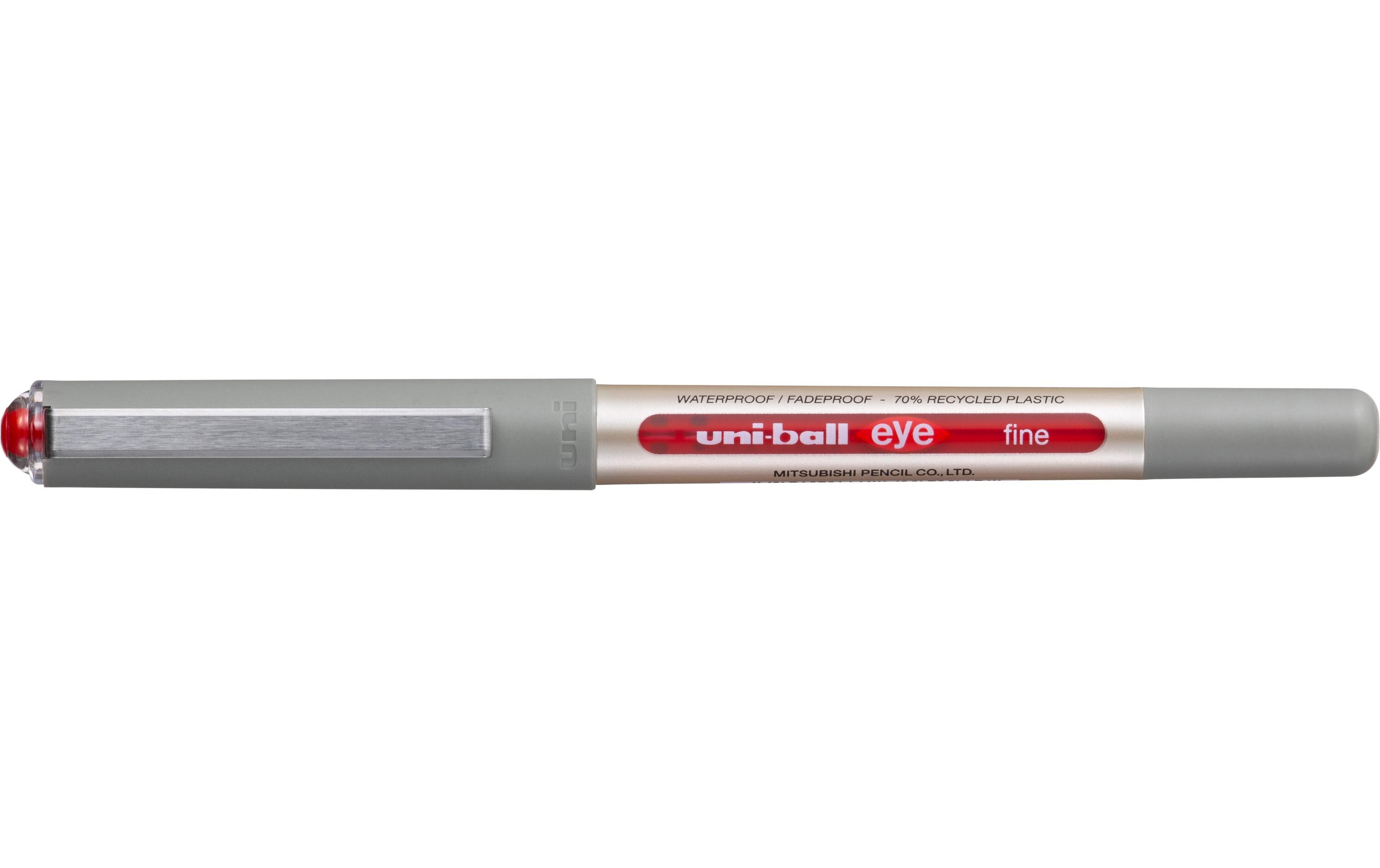 Rollerball EYE Micro ECO 0.7 mm, Grau/Rot/SilberTintenroller für den gleichmässigen Tintenfluss