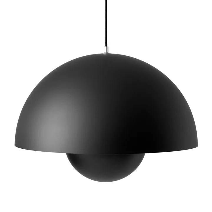 &Tradition - FlowerPot Pendelleuchte VP2, matt schwarz