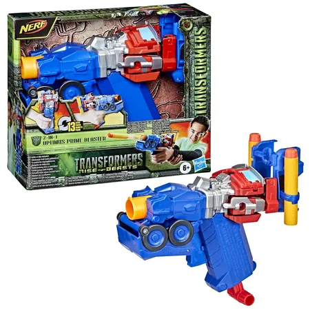 Hasbro Transformers: Aufstieg der Bestien 2-in-1 Optimus Prime Blaster