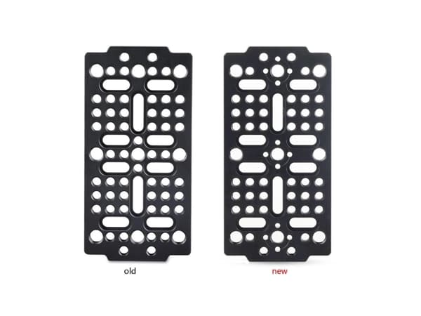 SmallRig 1681, Monteringsplate, Sort, Aluminium, 1/4, 3/8