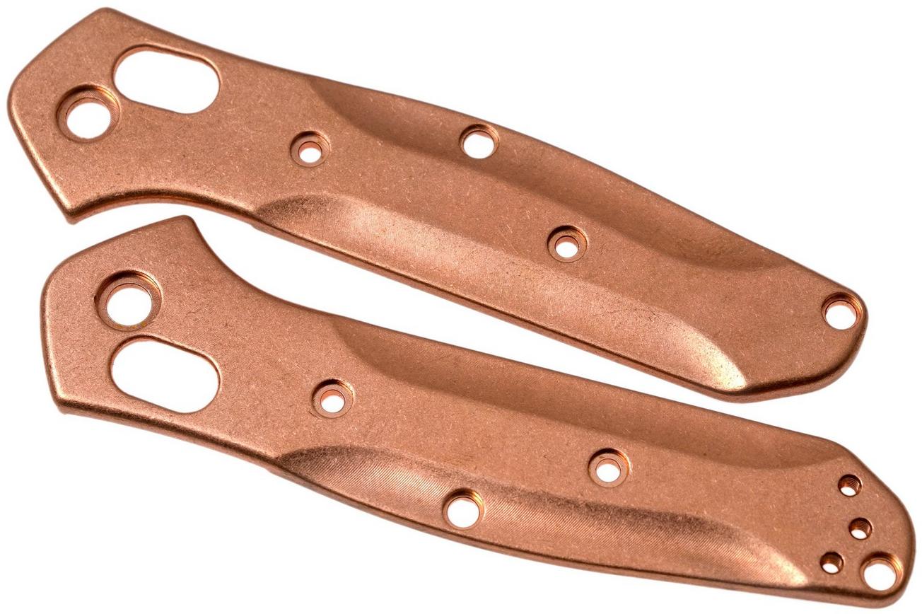 Flytanium Benchmade 945 Mini Osborne Scales, copper