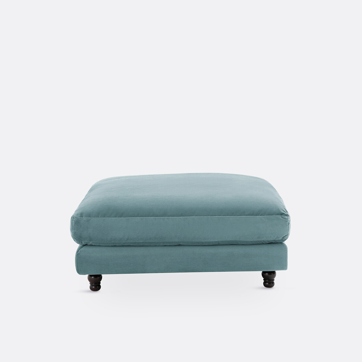 LA REDOUTE INTERIEURS<br>Puff de veludo, Meio-dia