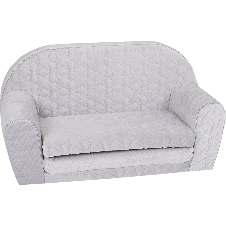 knorr toys® Kindersofa Cosy geo grey grau