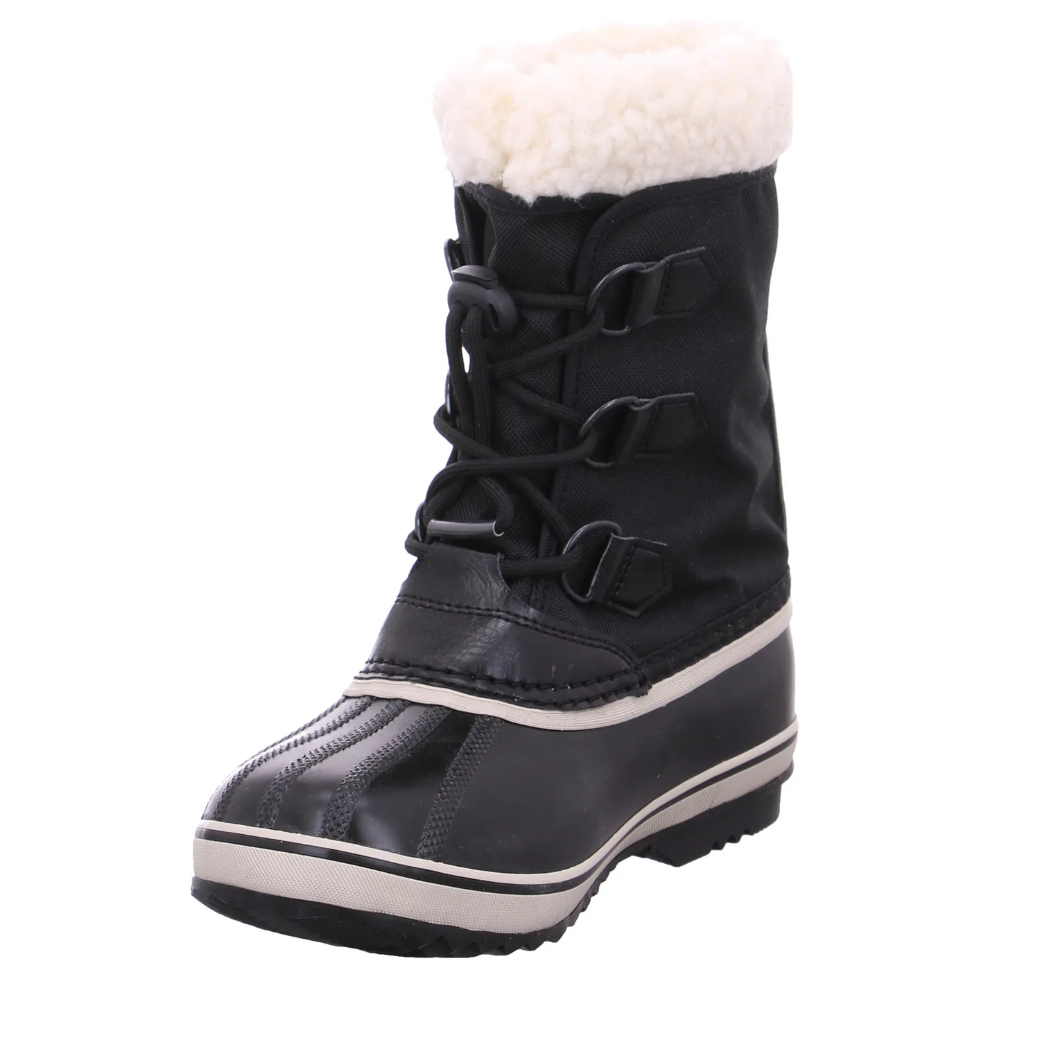 SOREL Kinder-Snowboot Schwarz Synthetik  Schneestiefel Unisex