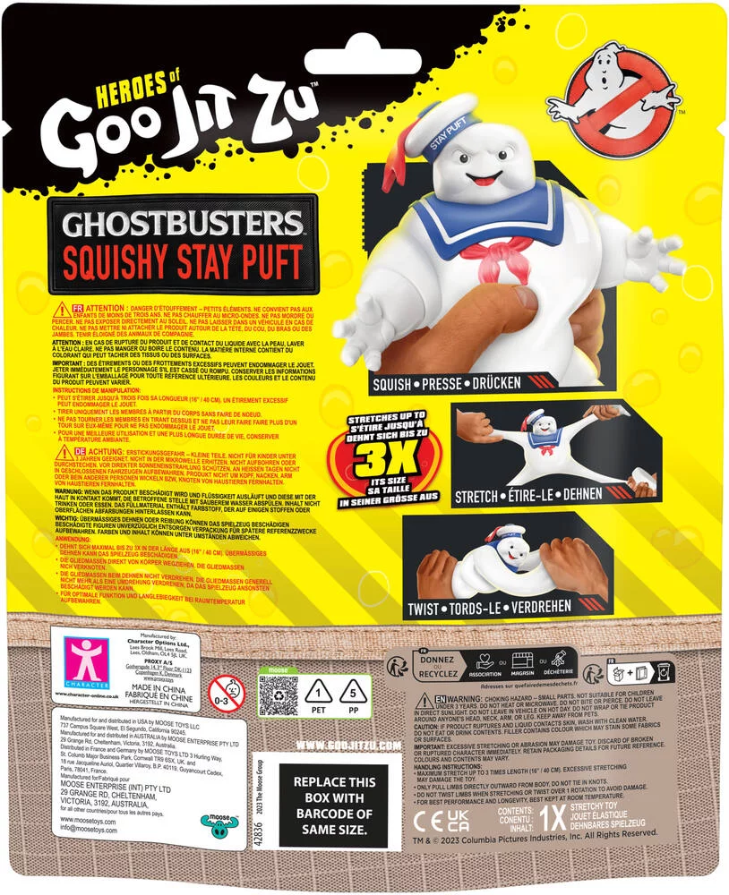 GOO JIT ZU -GHOSTBUSTER - FIGURINE STAY PUFT 11 CM