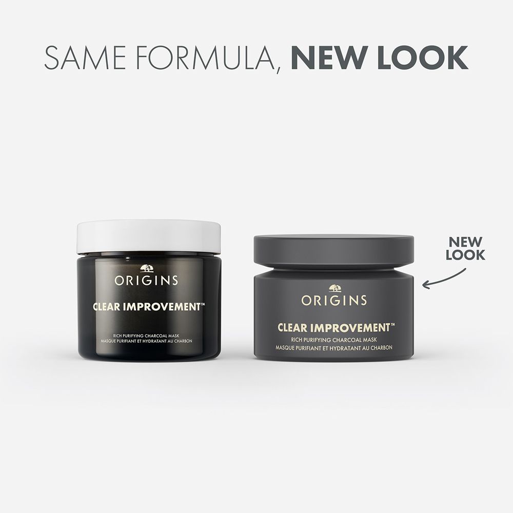 ORIGINS Clear Improvement™ Rich Purifying Charcoal Mask + GinZing™ SPF40 Energy-Boosting Tinted Moisturizer 15ml GRATIS
