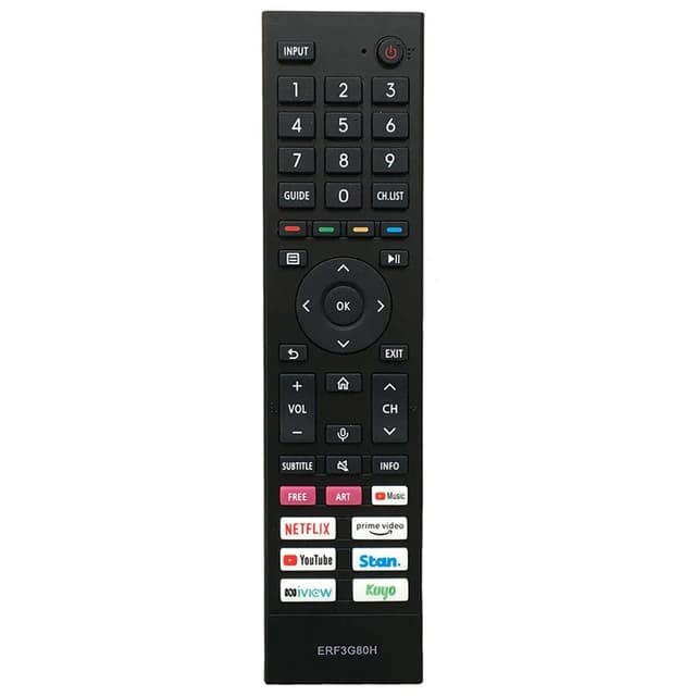 TV fjernbetjening Erstatning for ERF3G80H Til Hisense TV