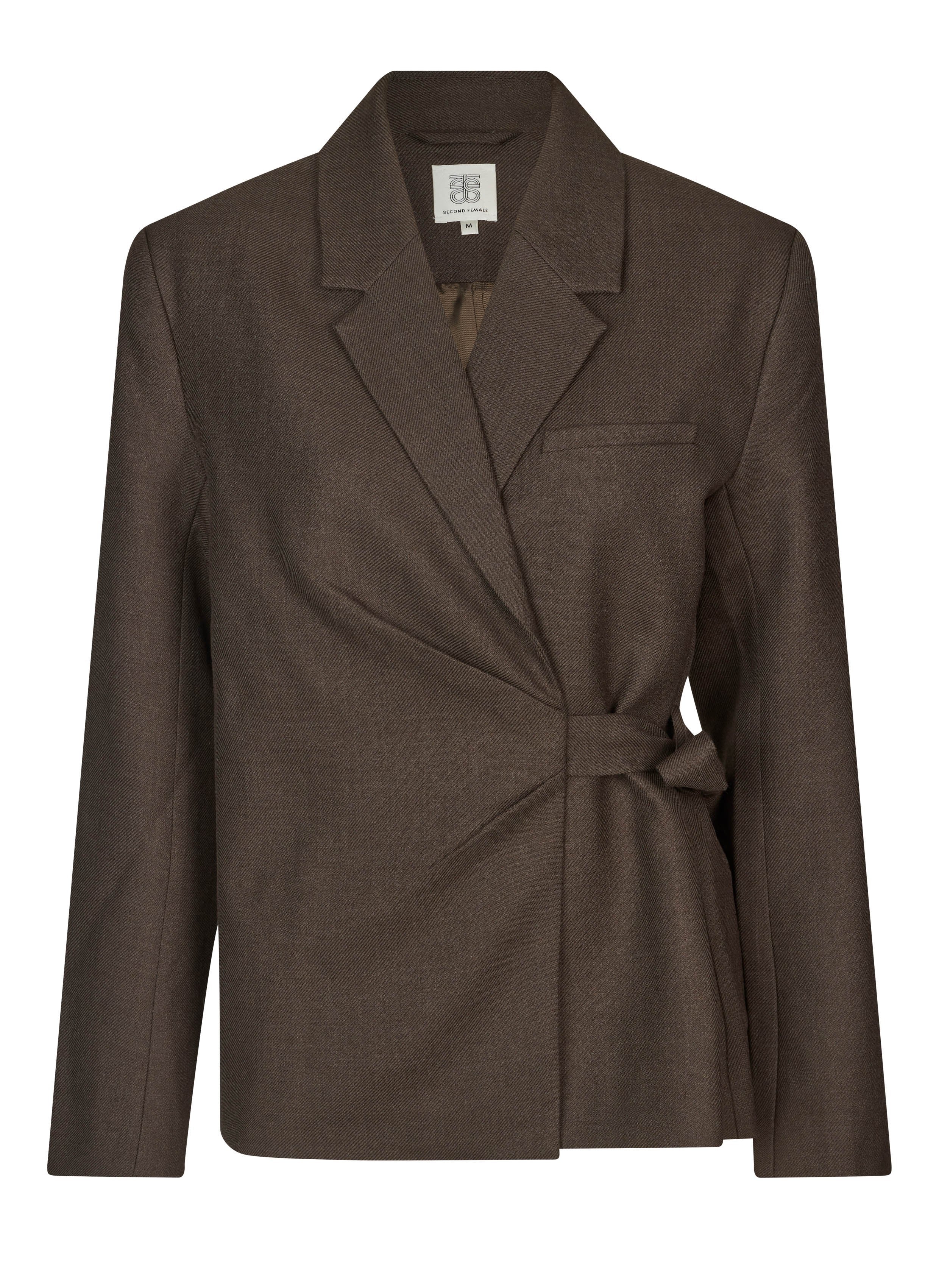 Second Female  Maximus Wrap blazer - Mulch