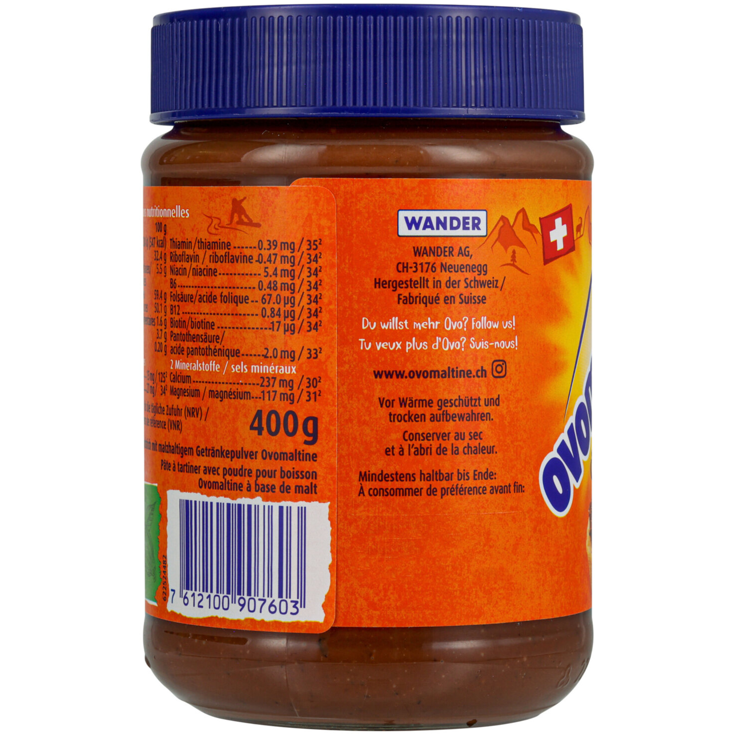 Ovomaltine Brotaufstrich Crunchy Cream