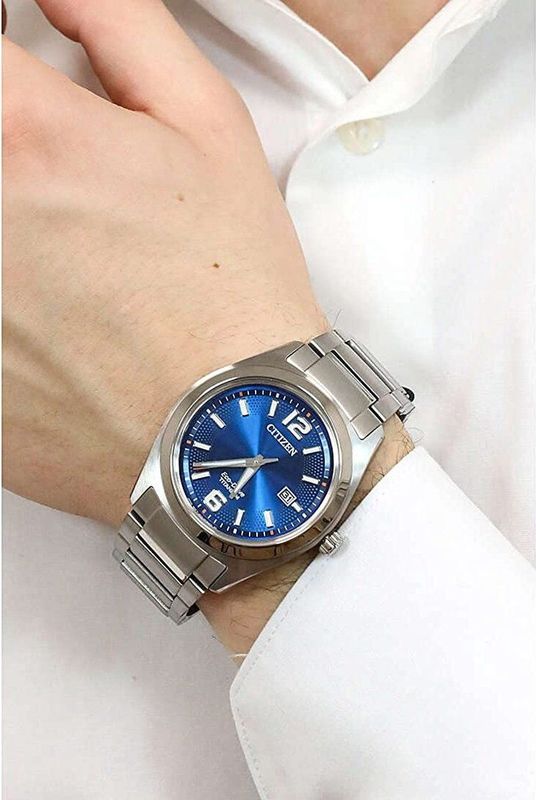 Citizen Horloge AW1641-81L - Zilver - Blauw Wijzerplaat - Eco-Drive