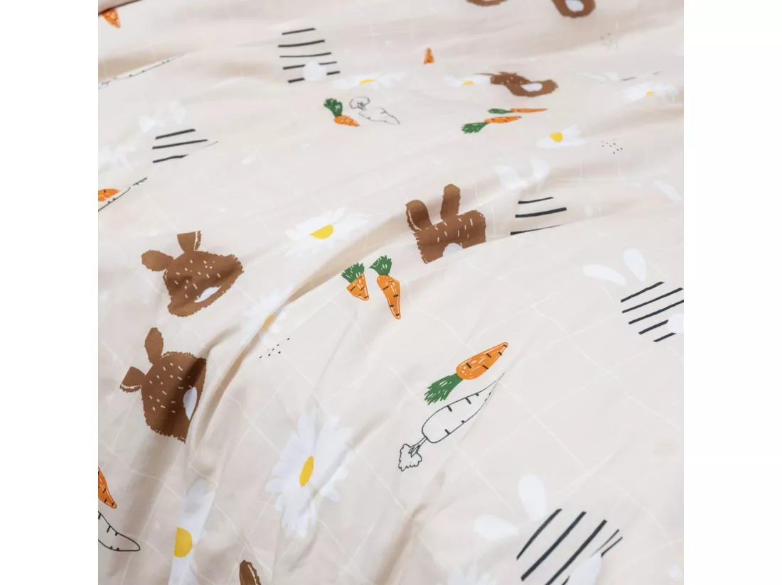Parure de lit enfant lapin 200x200
