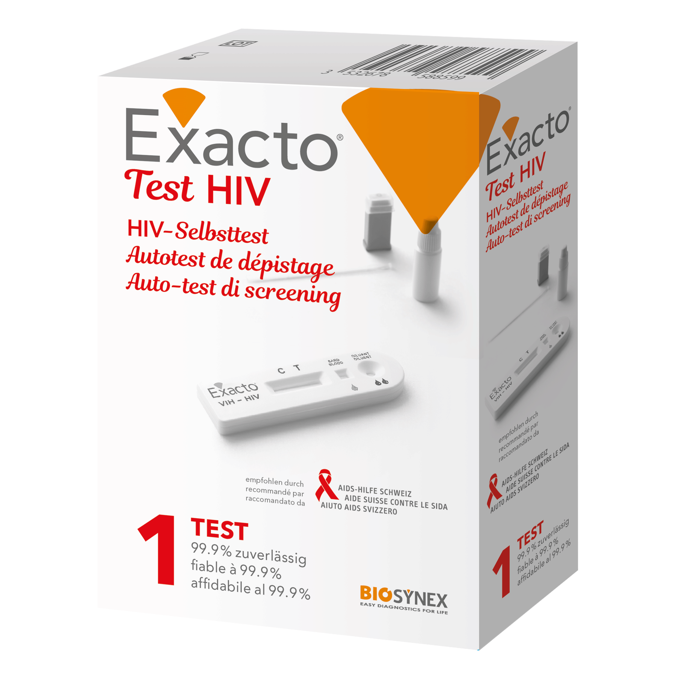 EXACTO HIV-Selbsttest 1 Stk
