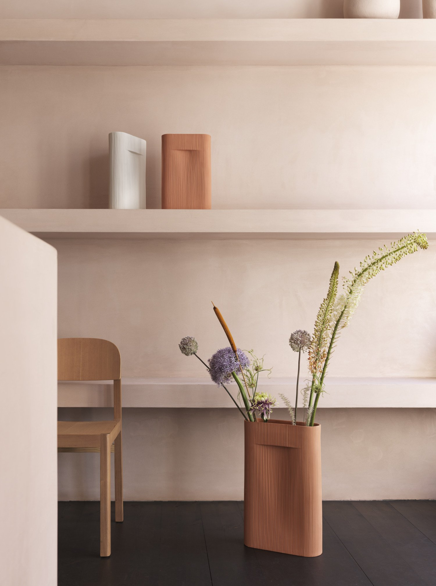 TA Ridge Vaas Beige H35
