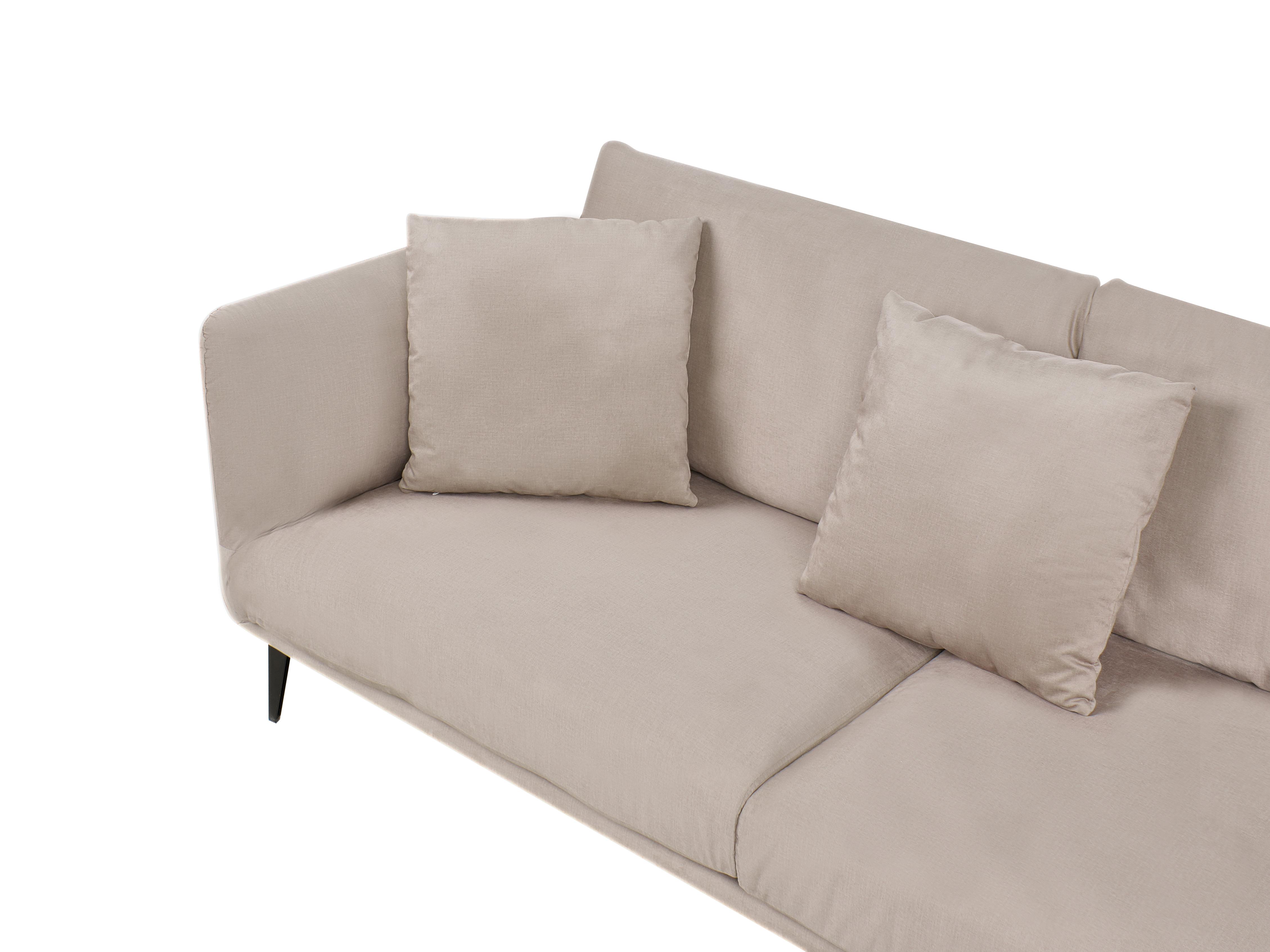 Bank 3-zits BODUM Fluweel Beige