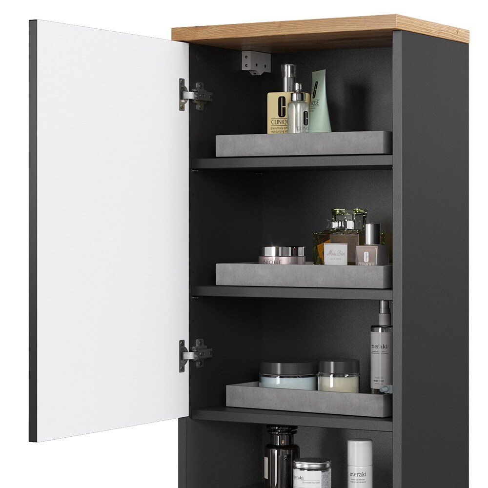 Vicco Hängeschrank Badschrank Badezimmerschrank Eden hängend 1 Tür 4 Fächer