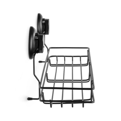 Etagère à ventouse L Bestlock Black noire