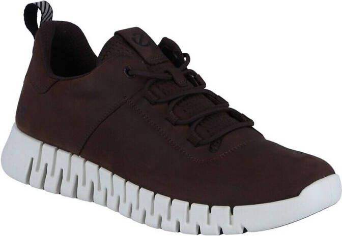 Ecco Gruuv M nubuck sneakers bruin