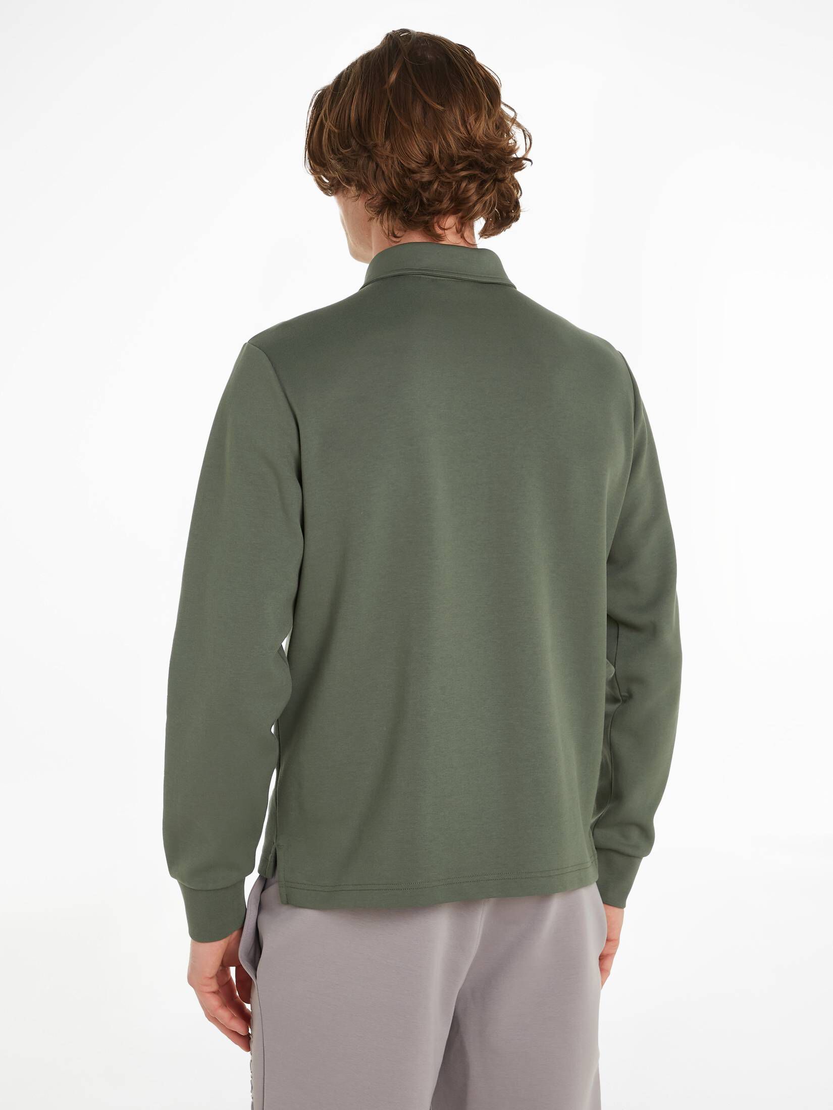 CALVIN KLEIN| Herren Polo-Sweatshirt REPREVE mit Reißverschluss