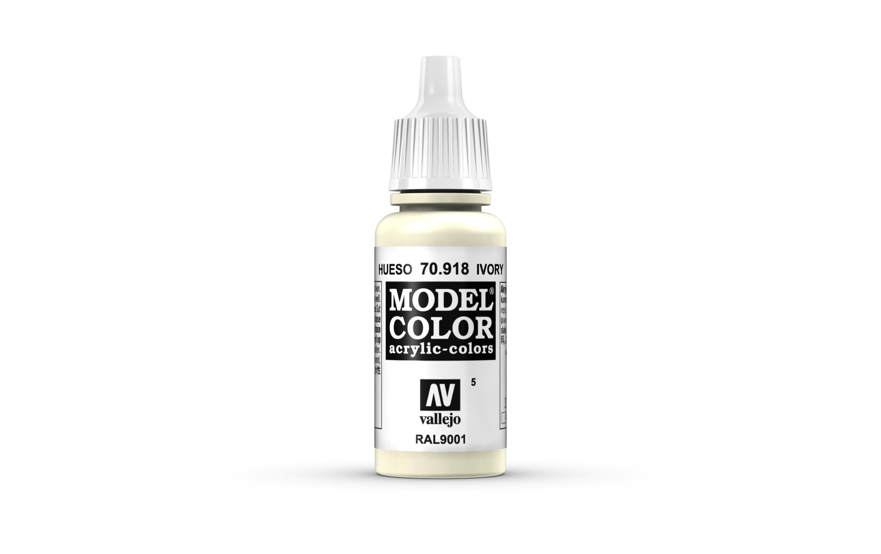 Acrylfarbe Matt, Elfenbein 17 mlModel Color Ivory
