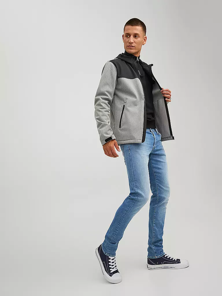 JACK & JONES Jeans Slim Fit JJIGLENN hellblau
