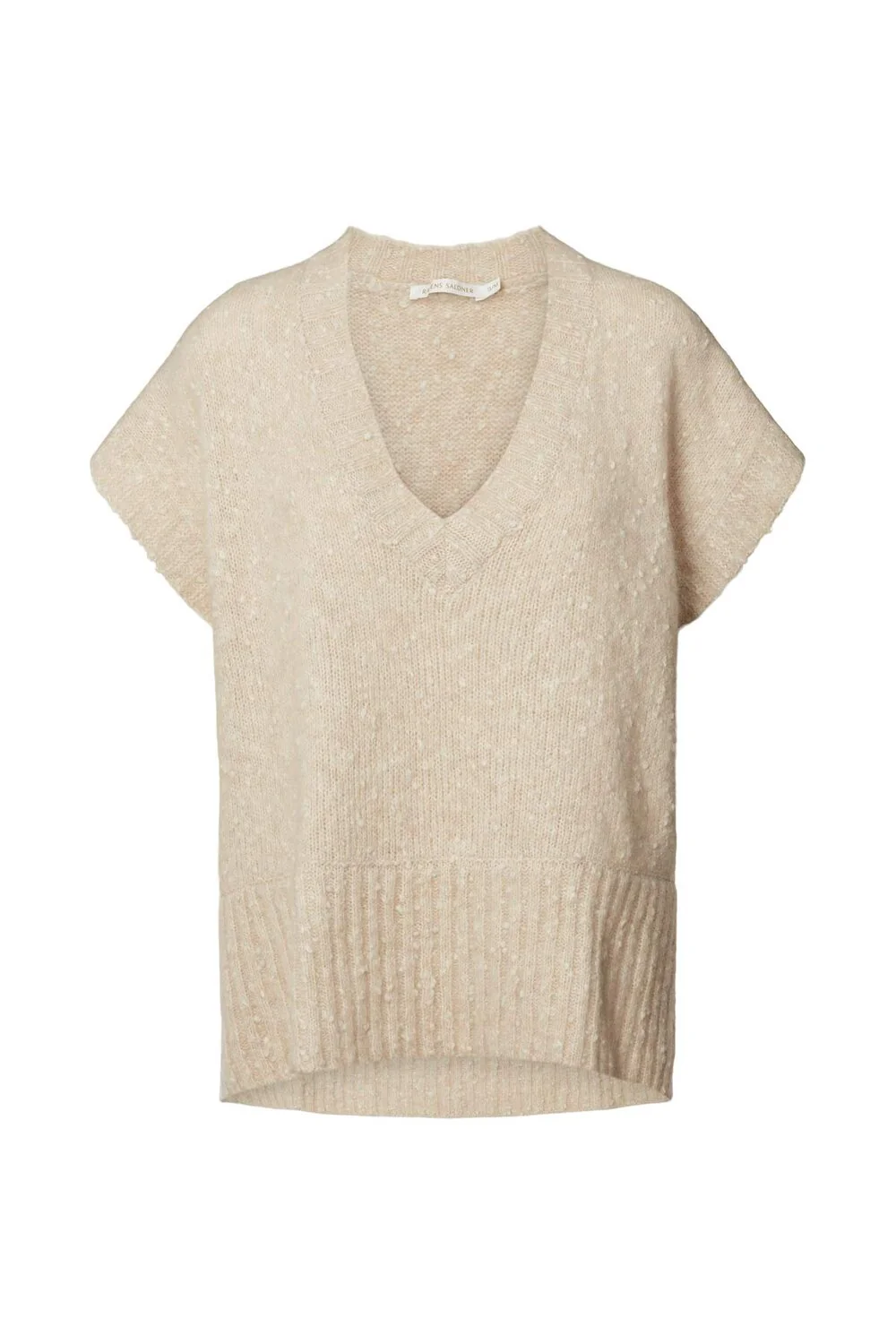 Rabens saloner  Minte strikket vest - Beige