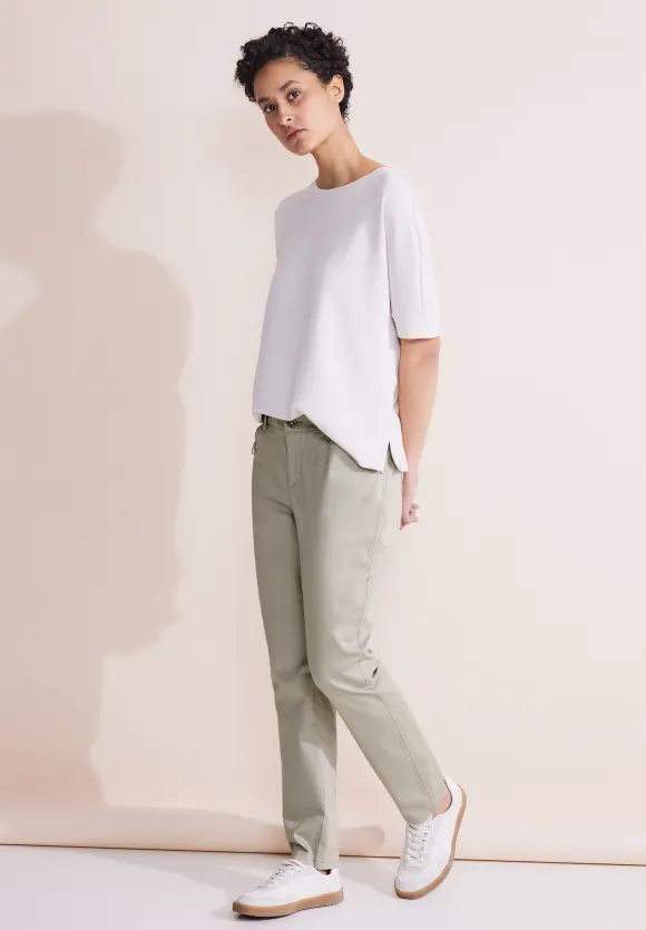 Casual Fit Hose - dolomite stone