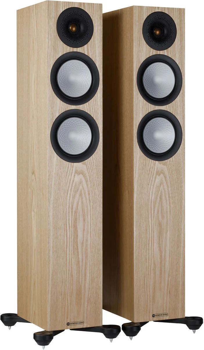 Monitor Audio Silver 200 7G Chêne naturel (la paire) Enceintes colonne