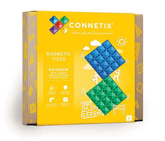 Connetix Magnetspielzeug Basisplatten, pastell