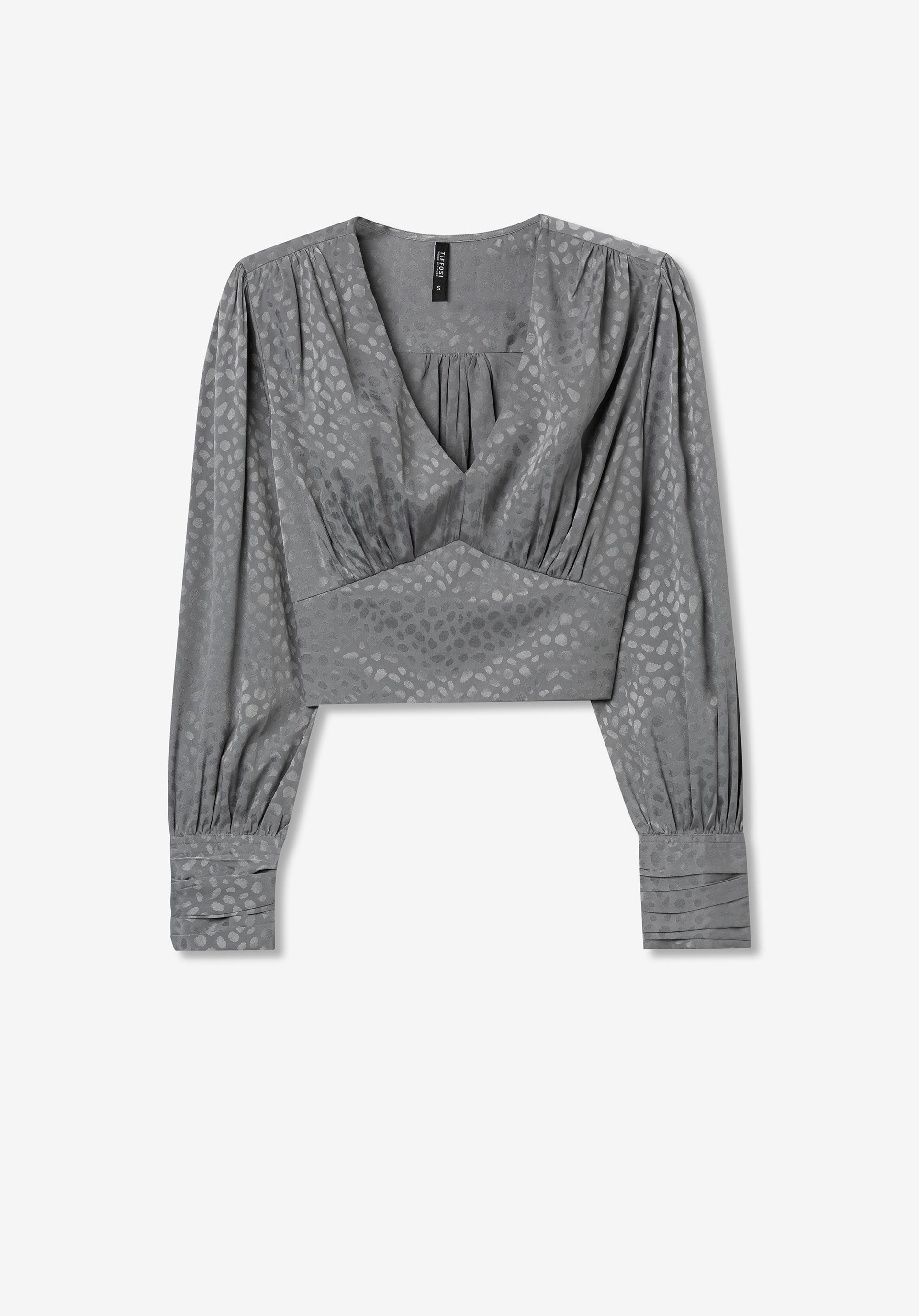 Blusa Cropped Estampada