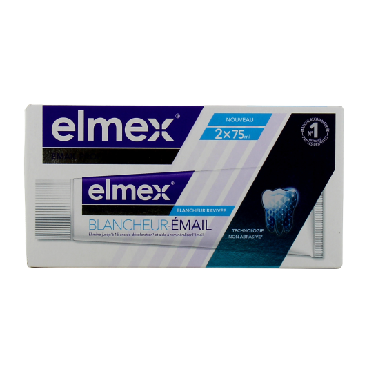 Elmex dentifrice blancheur émail - Dents blanches et saines