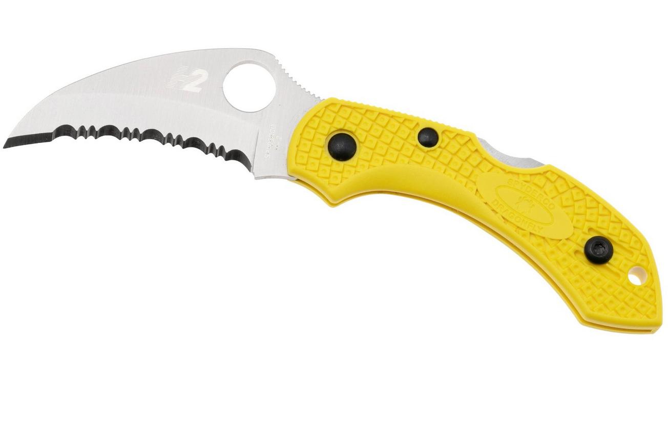 Spyderco Dragonfly 2 Salt Hawkbill C28SYL2HB serrated zakmes