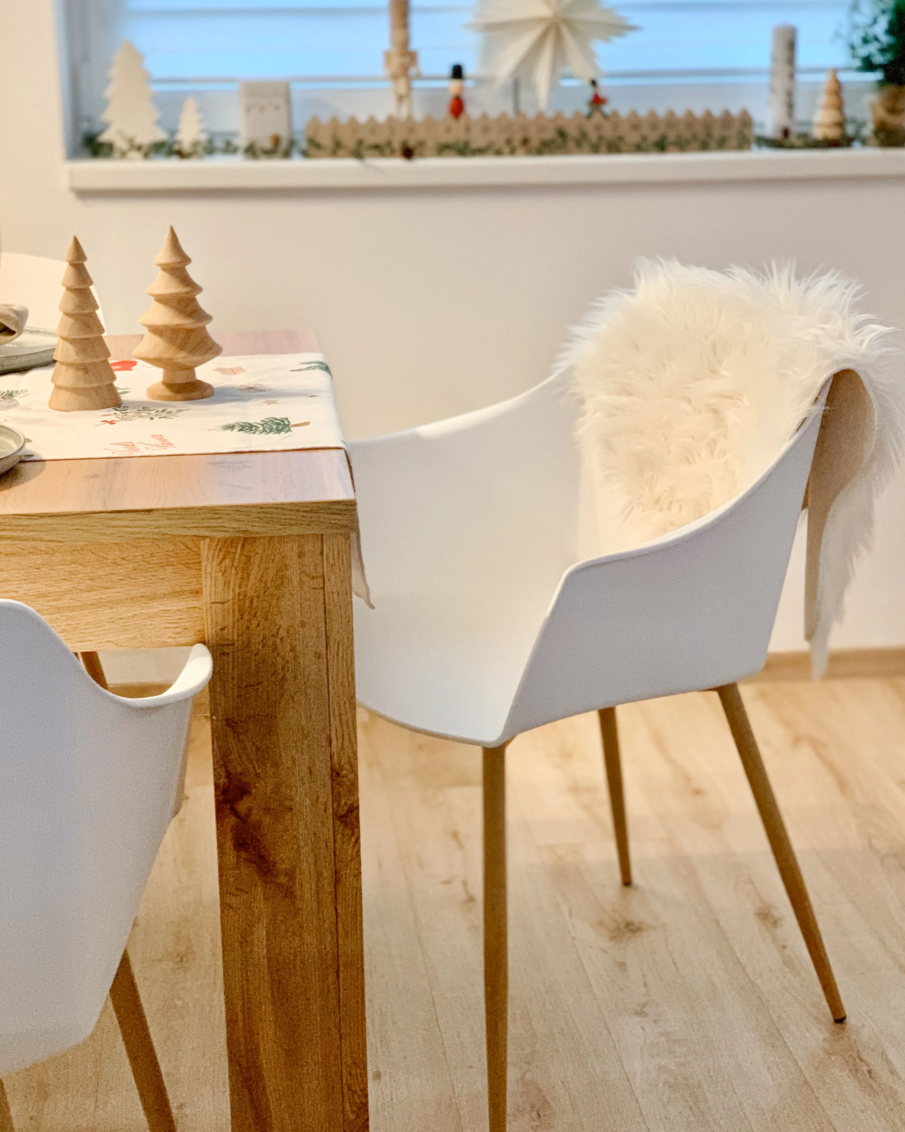 Set van 2 eetkamerstoelen FONDA II Wit