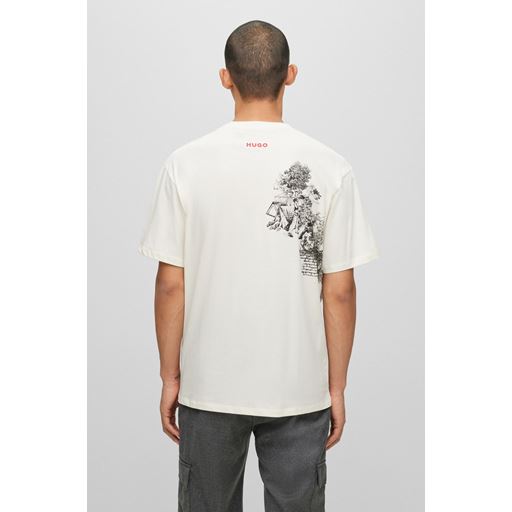 Hugo Doule T-shirt, Open White, S