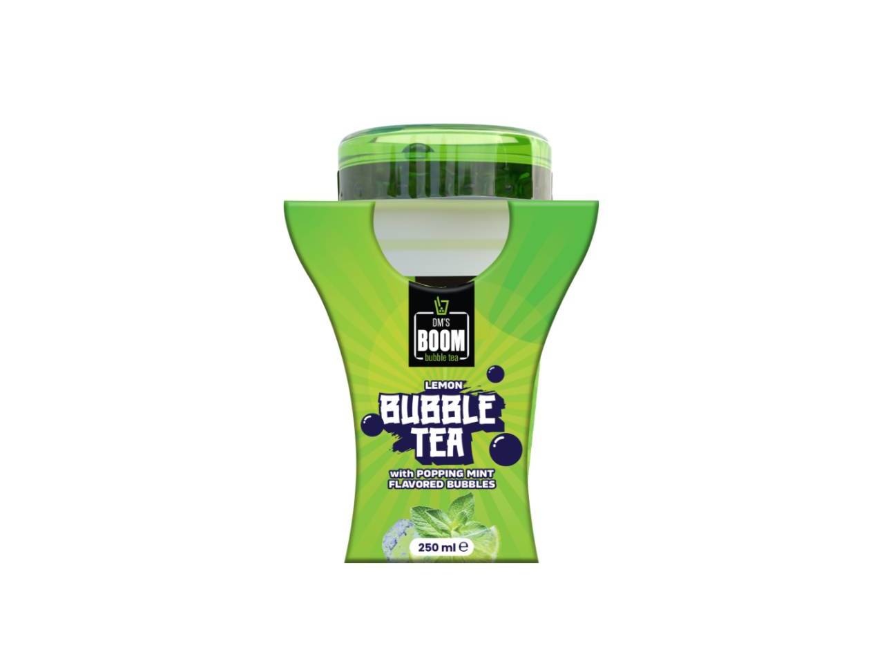 BUBBLE TEA BOOM LIMÃO E MENTA 0.25L