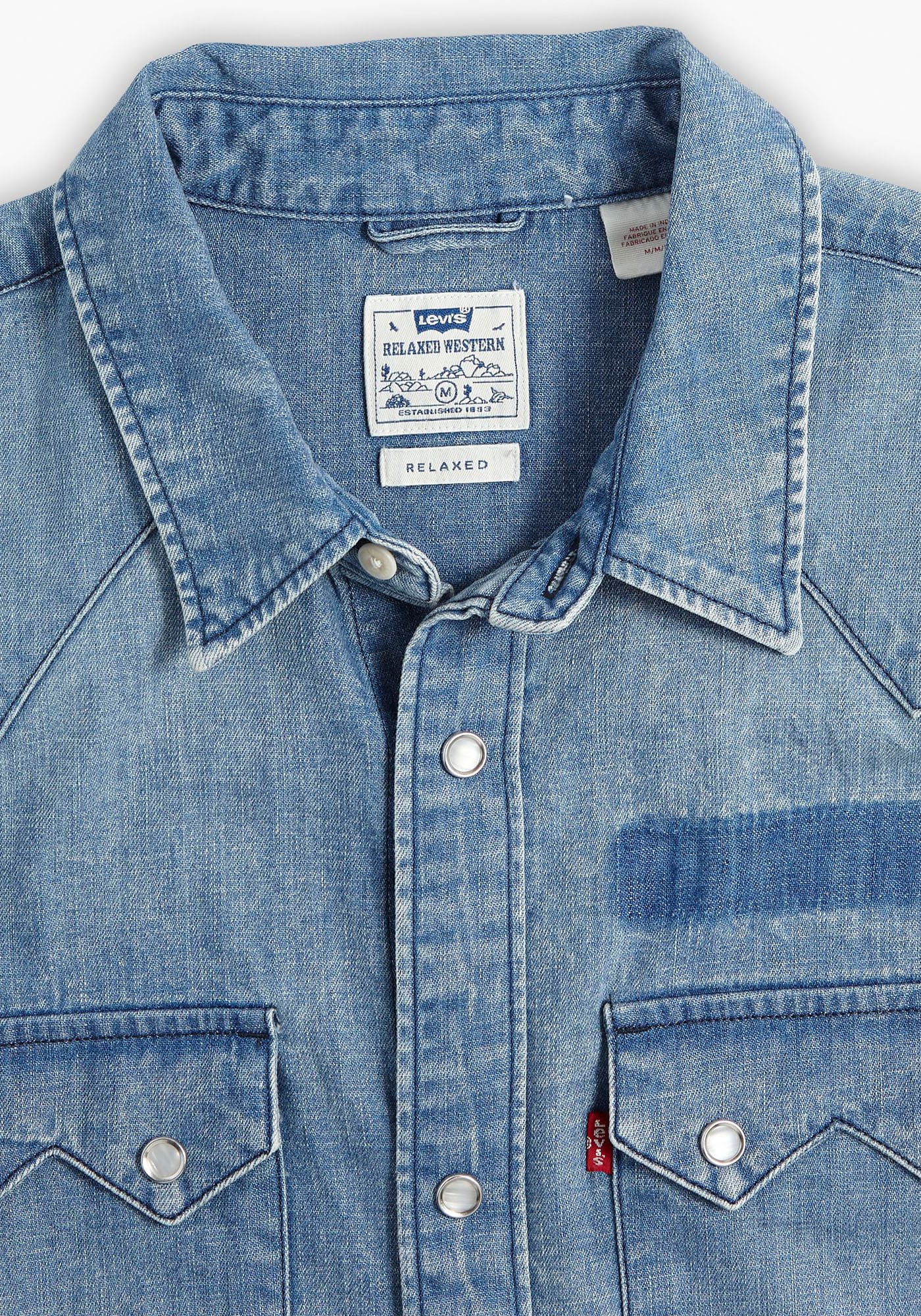 Levi's® Jeanshemd »SAWTOOTH RLX FIT WESTERN BLUES«