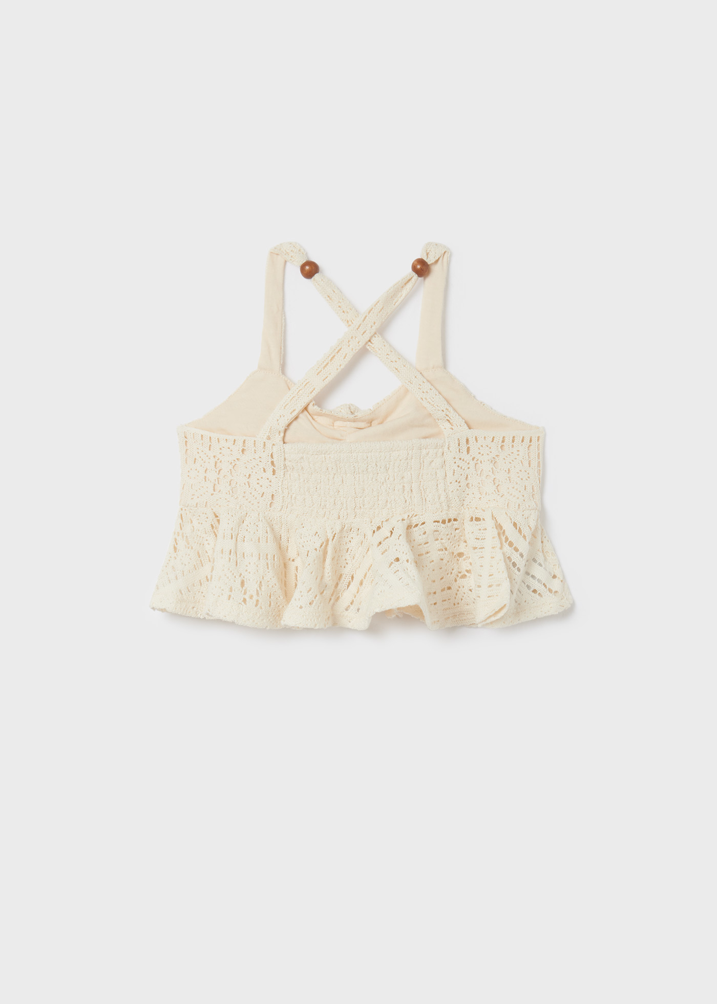 Top de crochê para menina