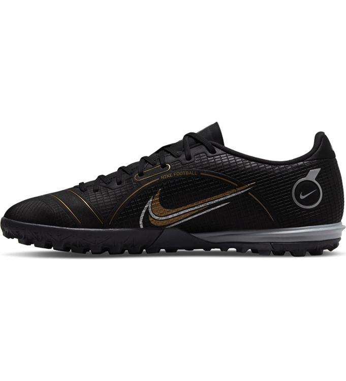 VAPOR 14 ACADEMY TF,BLACK/METALLIC BLACK-METALLIC-GOLD-METALLIC-S