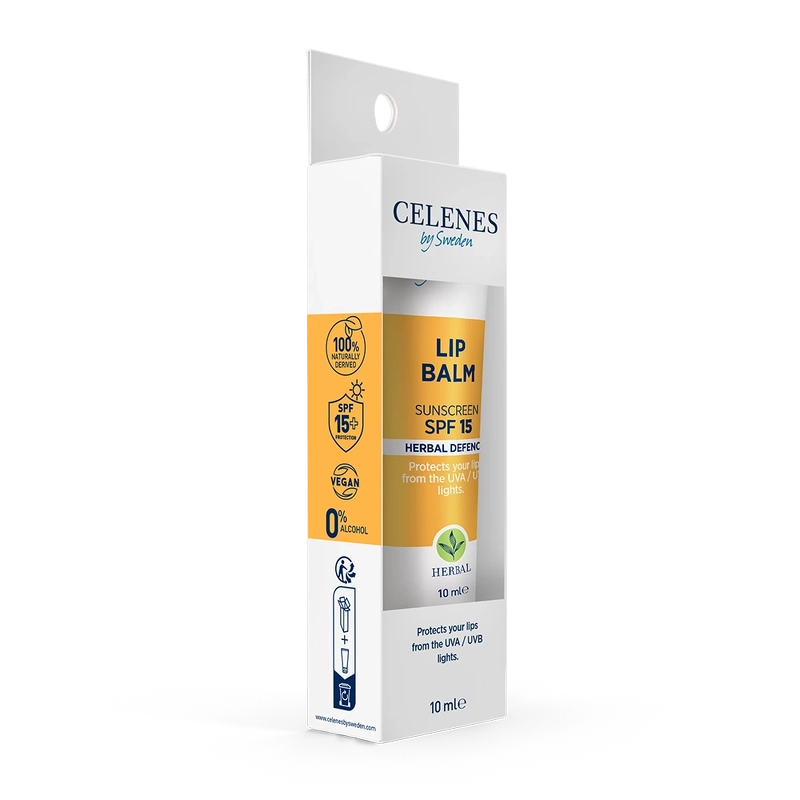 Celenes Herbal Defence Lip Balm With Sunscreen SPF 15 - 10 ml