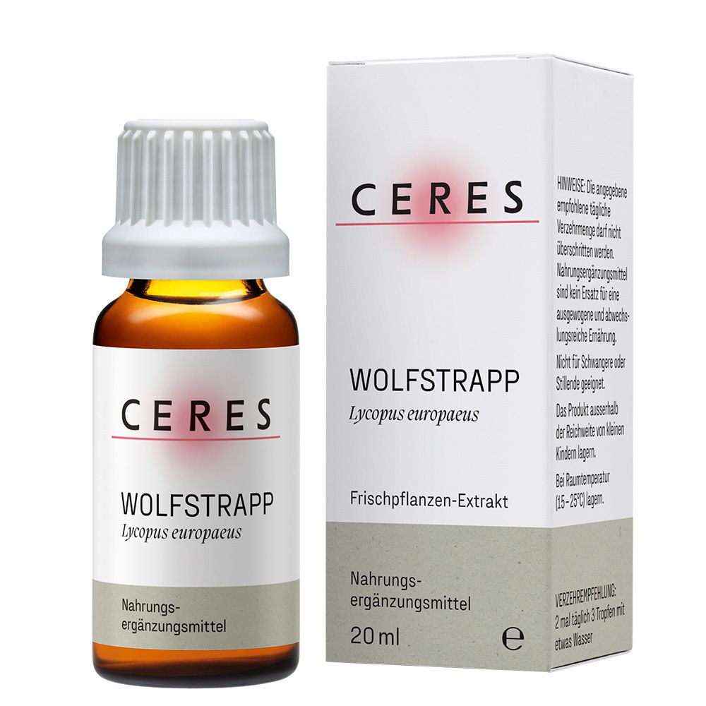 CERES Wolfstrapp Lycopus europaeus Extrakt Tropfen