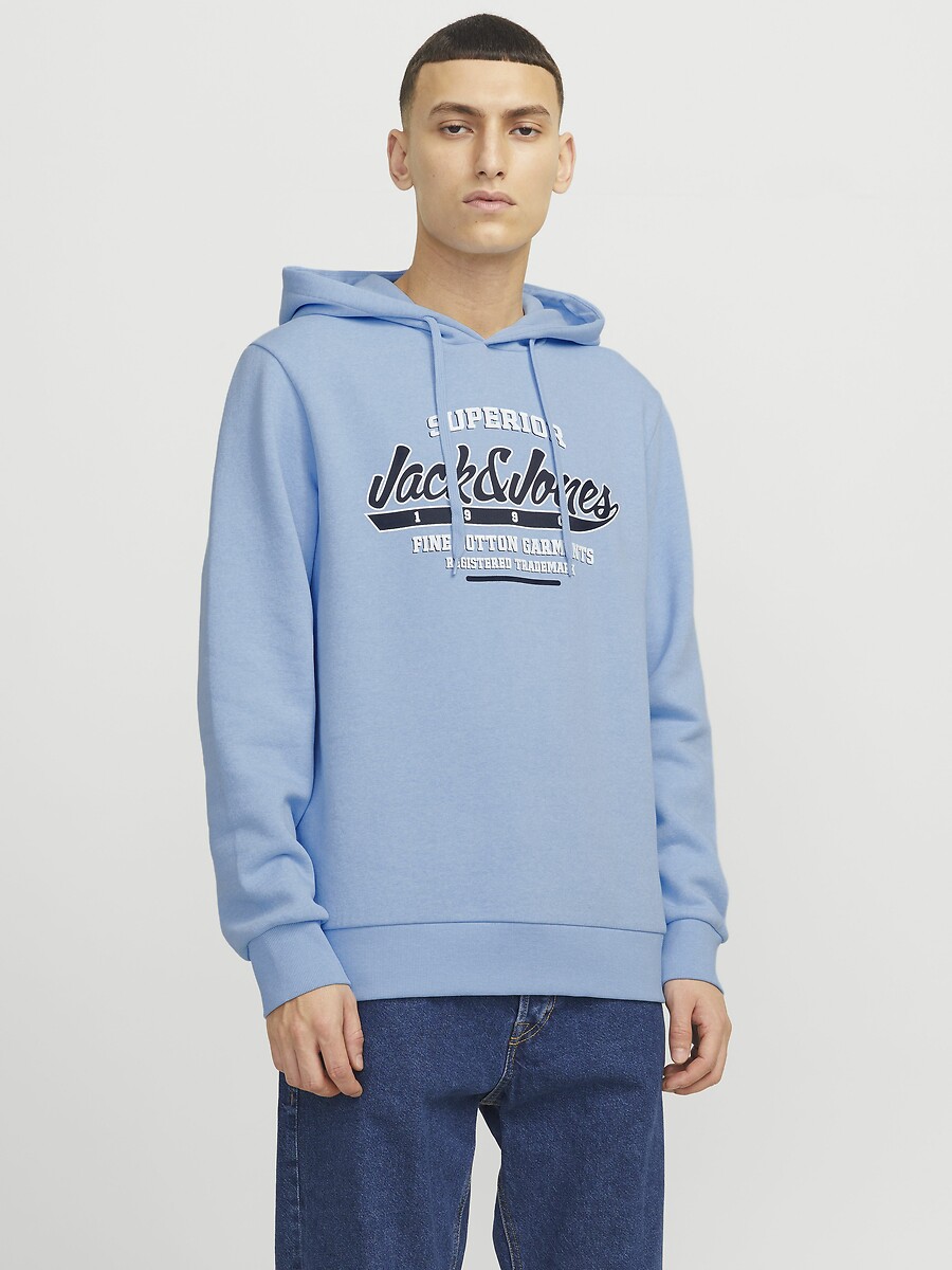 JACK & JONES<br>Moletom reto com logo